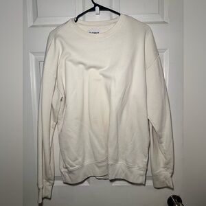 Retro Cream Crewneck Sweater